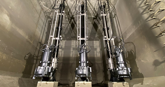 The company develops the B series of high-efficiency submersible cutter pumps.