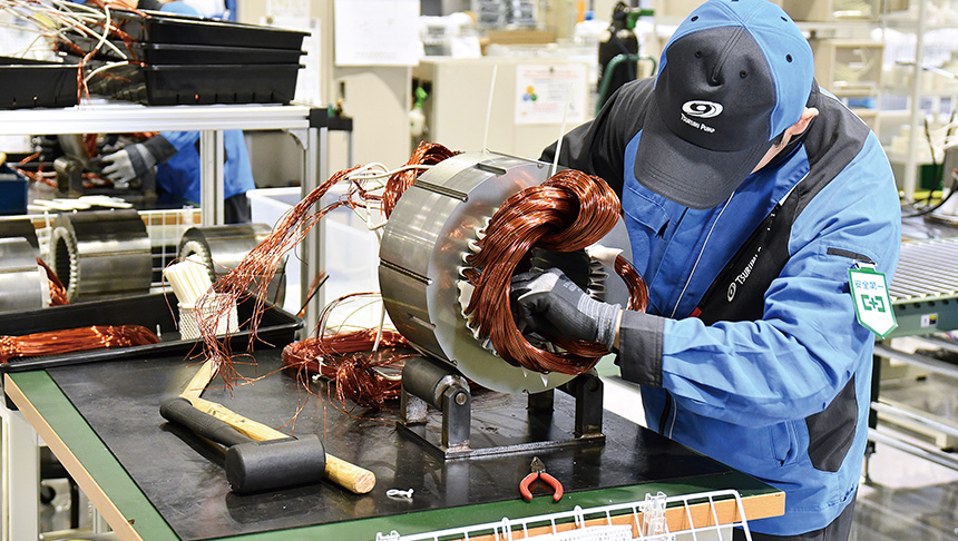 Motor Winding Area