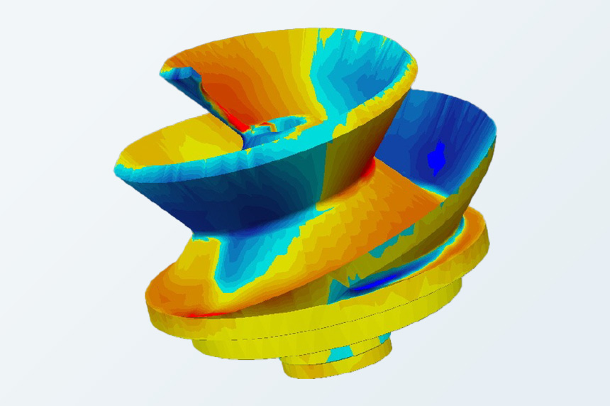 Measurement of a Screw Pump Impeller