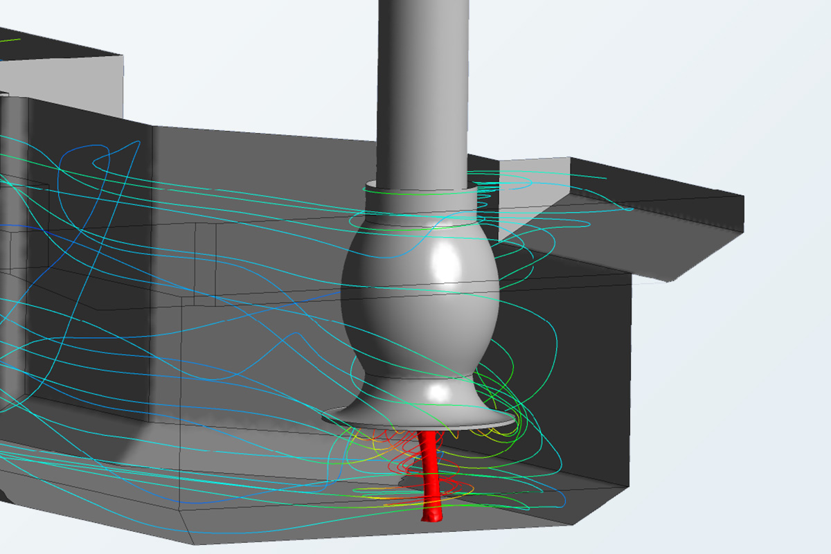 Vortex Prediction Using Fluid Analysis