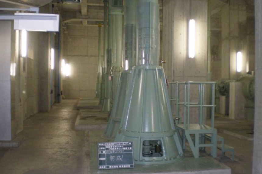 Intermediate Coupling of a Multiple-Bed Type Pump