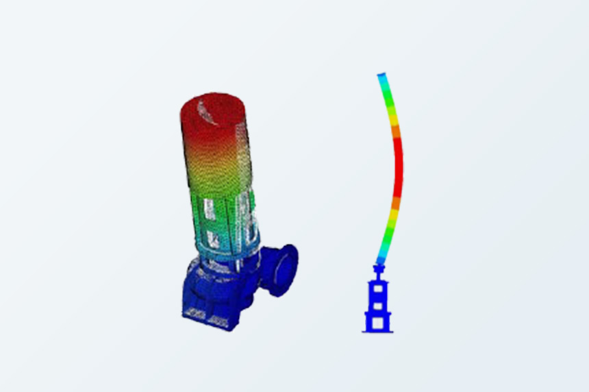 Vibration Mode of the Intermediate Coupling in a Mixed-Flow Pump