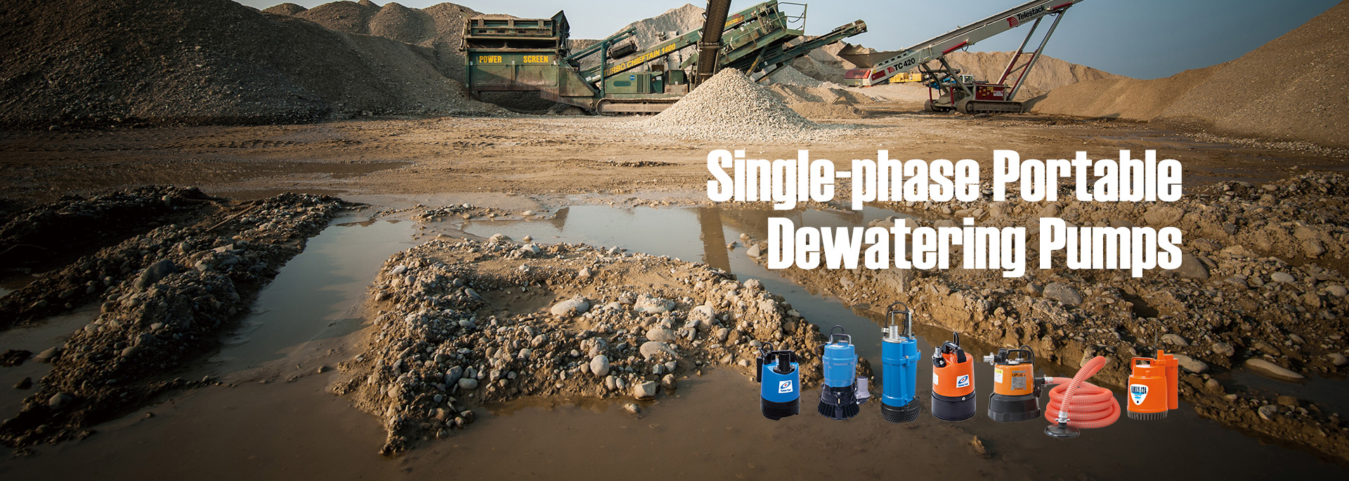 Single-phase Portable Dewatering Pumps