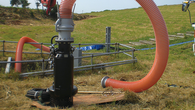 Temporary System for Storm Water Removal