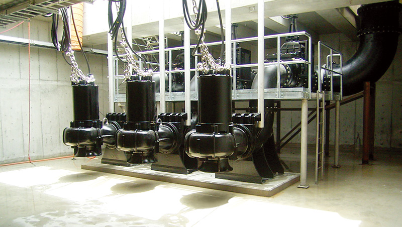 Rainwater Drainage System for Factory