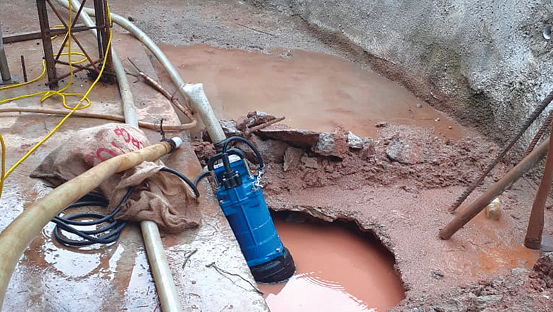 Drainage of a Large Construction Site