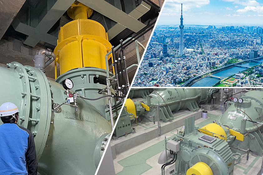 Contributing to safe and secure living with large pumps for drainage pumping stations