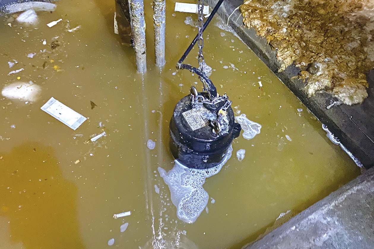 Preventing clogging caused by foreign objects to protect the water environment